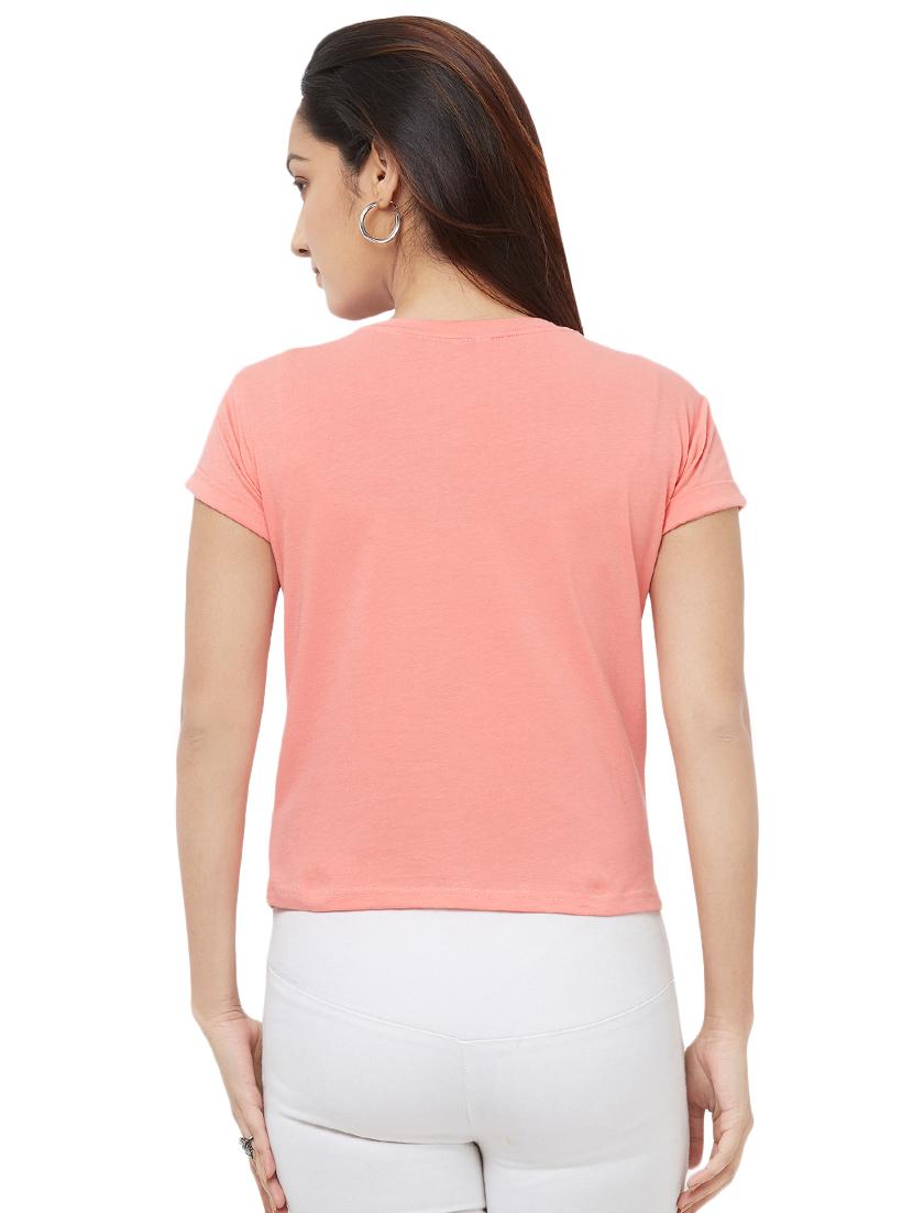 round neck printed tee - 16680210 - Zoom Image - 3