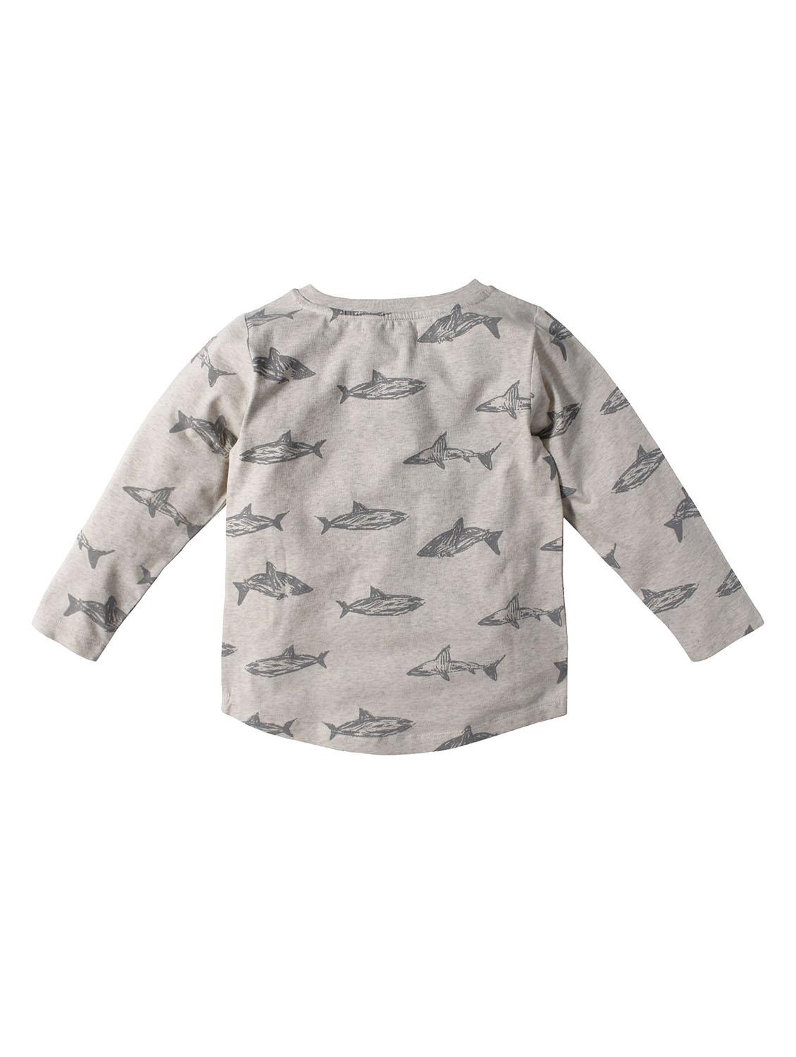 crew neck grey top - 16680279 - Zoom Image - 2
