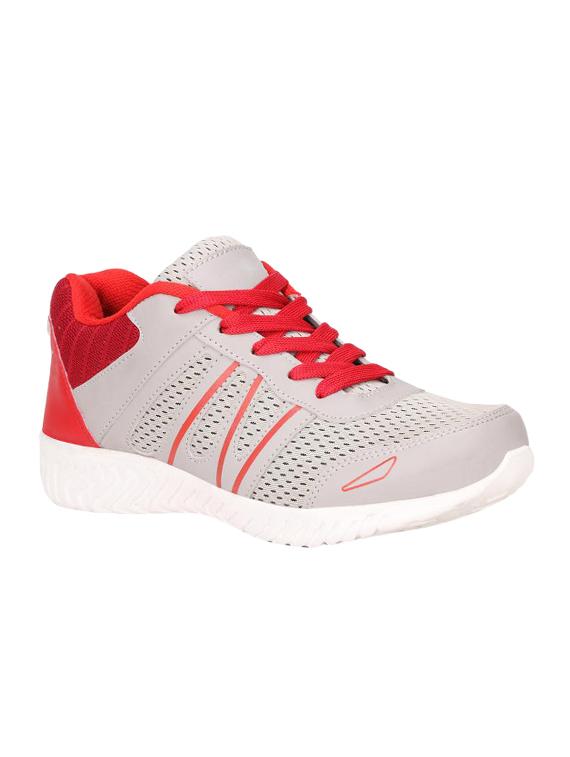 grey mesh lace up sport shoes - 16680590 - Zoom Image - 1