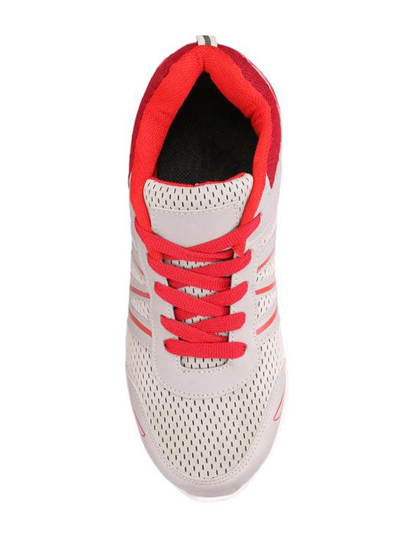 grey mesh lace up sport shoes - 16680590 - Zoom Image - 4
