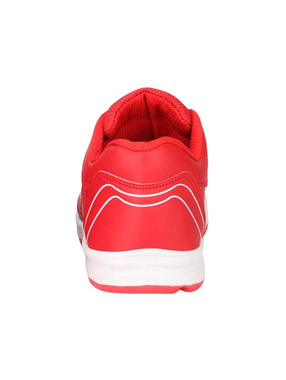 red leather sport shoes - 16680595 - Zoom Image - 3
