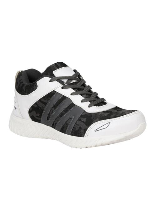 grey fabric lace up sport shoes - 16680605 - Standard Image - 1