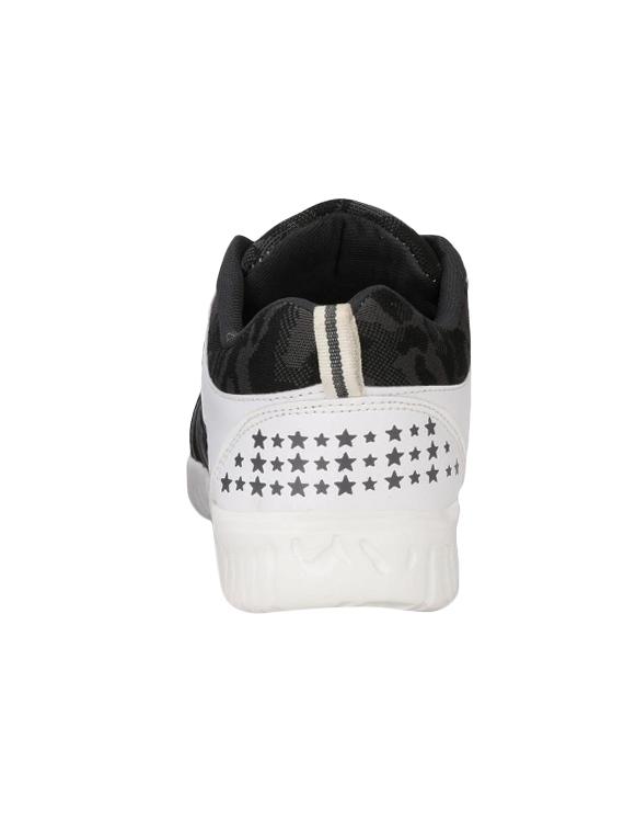 grey fabric lace up sport shoes - 16680605 - Zoom Image - 3