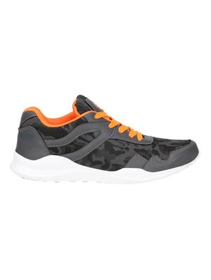grey fabric lace up sport shoes - 16680610 - Standard Image - 2
