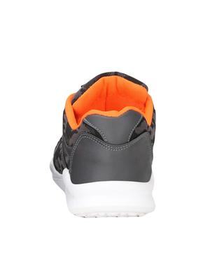 grey fabric lace up sport shoes - 16680610 - Standard Image - 3