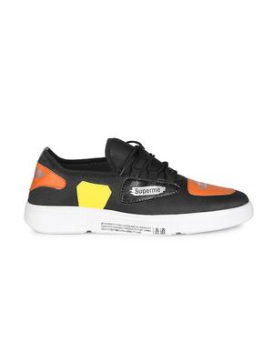 black fabric lace up sneakers - 16680627 - Standard Image - 2