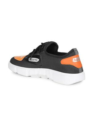 black fabric lace up sneakers - 16680627 - Standard Image - 3