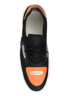 black fabric lace up sneakers - 16680627 - Standard Image - 4