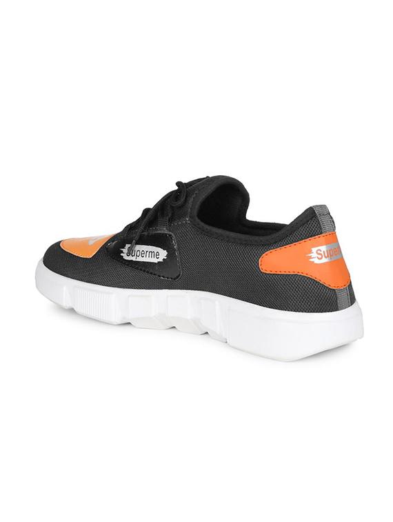 black fabric lace up sneakers - 16680627 - Zoom Image - 3