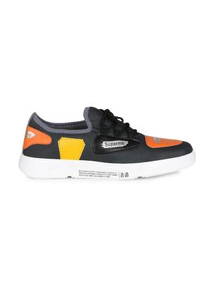 grey fabric lace up sneakers - 16680628 - Standard Image - 2