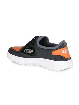 grey fabric lace up sneakers - 16680628 - Standard Image - 3