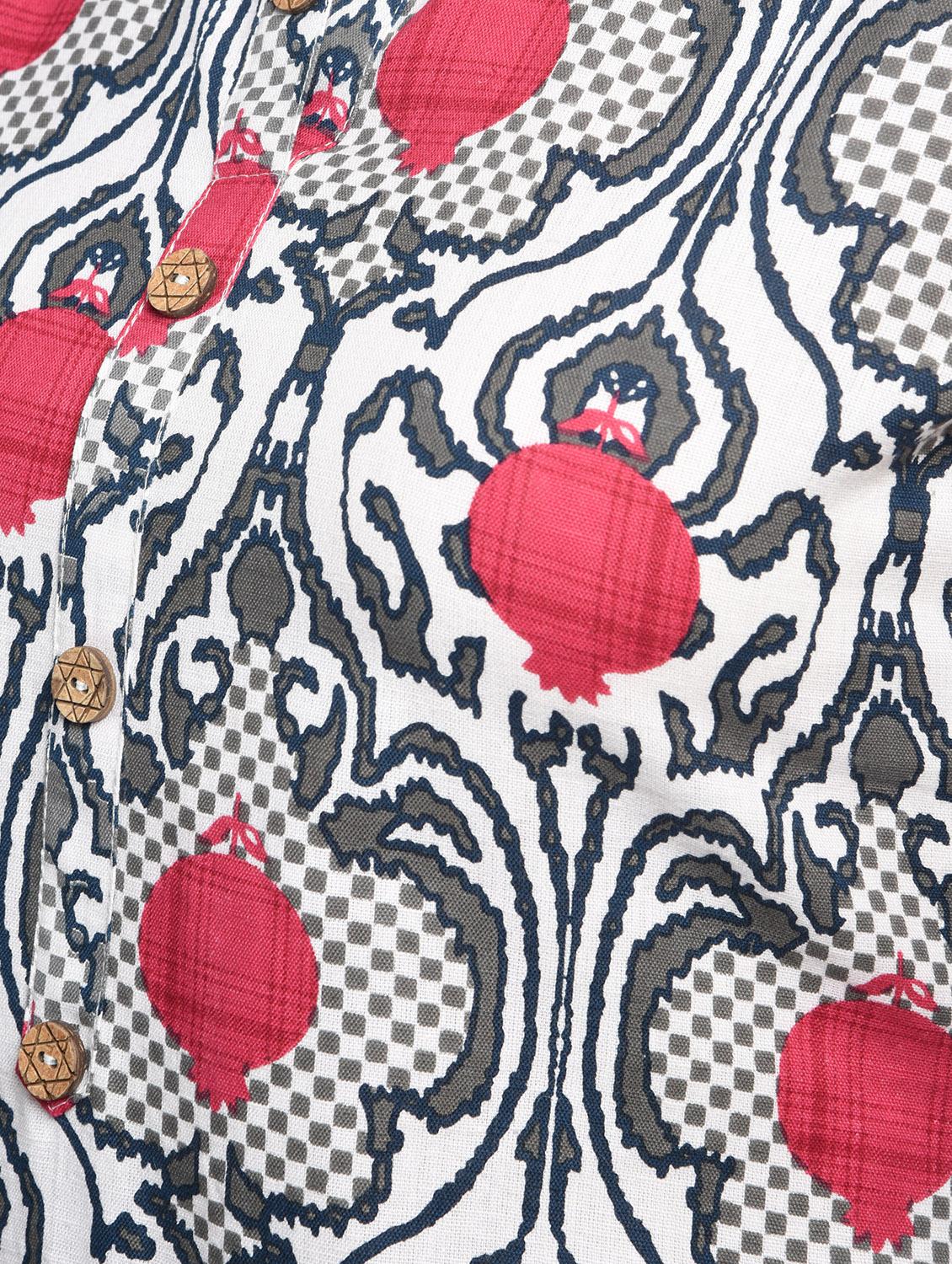 printed straight kurta - 16680642 - Zoom Image - 5