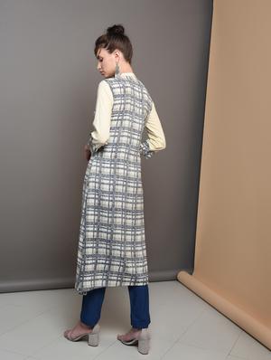embroidered straight kurta - 16680671 - Standard Image - 4