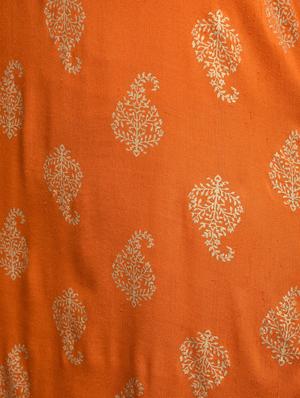 gold print straight kurta - 16680679 - Standard Image - 6