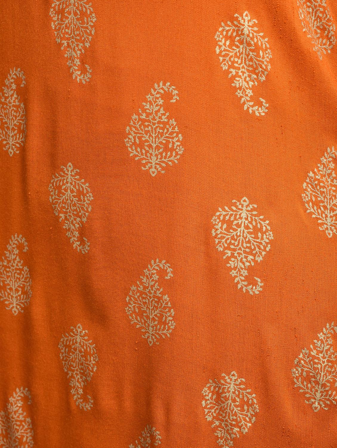 gold print straight kurta - 16680679 - Zoom Image - 6