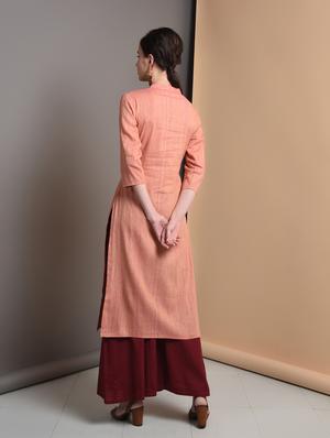 floral printed straight kurta - 16680687 - Standard Image - 3