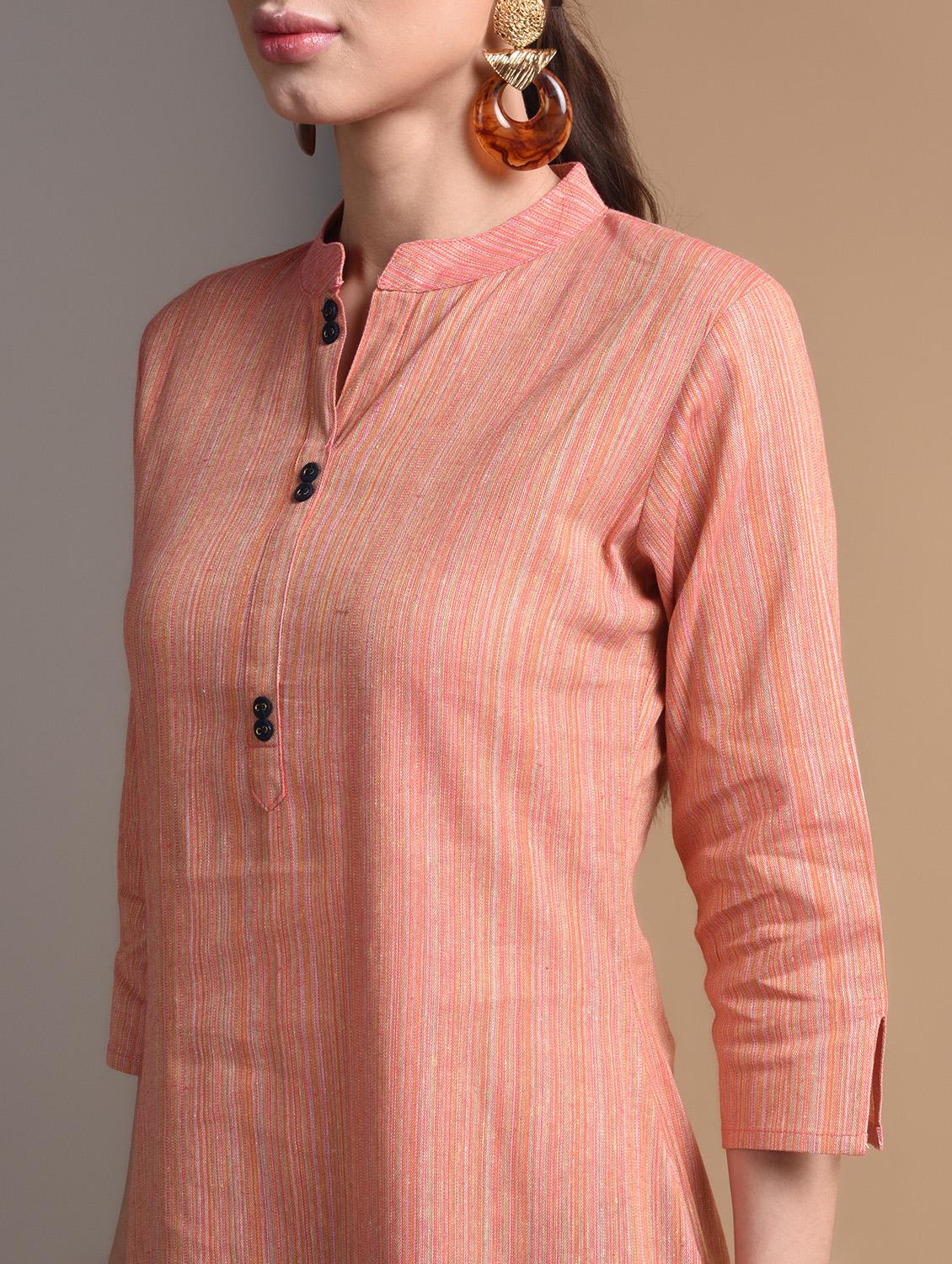 floral printed straight kurta - 16680687 - Zoom Image - 5
