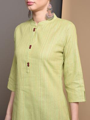 printed straight kurta - 16680692 - Standard Image - 4