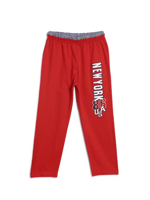 mid rise cotton track pant - 16680786 - Standard Image - 1