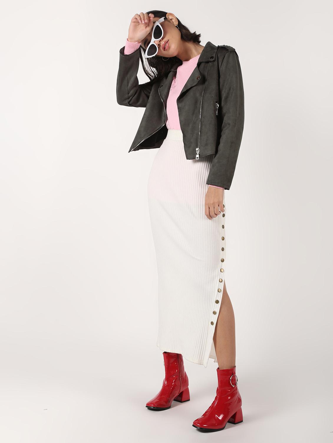 lapel neck crop blazer - 16680931 - Zoom Image - 1