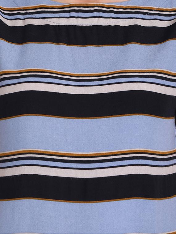 round neck striped top - 16681466 - Zoom Image - 5