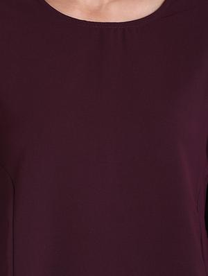knot detail bell sleeved top - 16681471 - Standard Image - 5