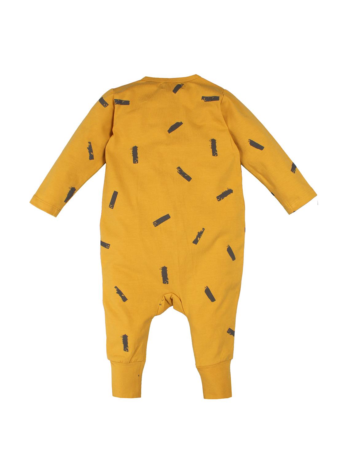 yellow cotton rompers onesies - 16681630 - Zoom Image - 2