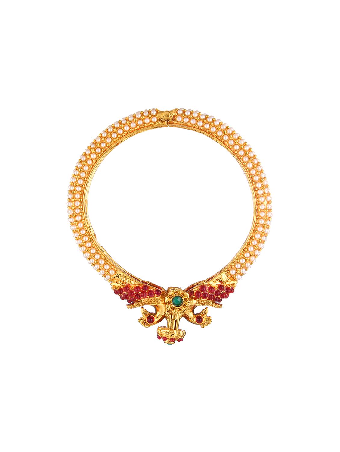 multi colored gold plated bangles - 16681863 - Zoom Image - 3