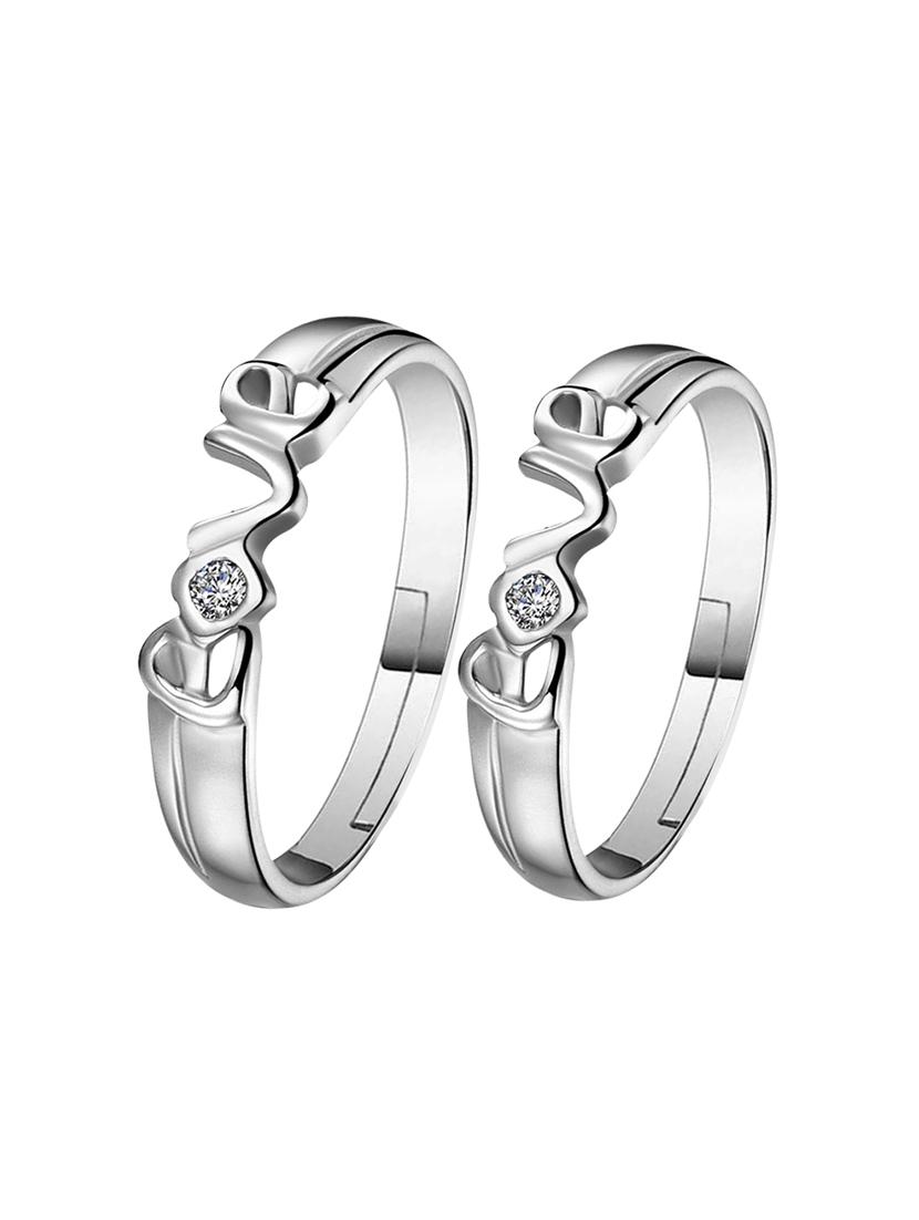 silver plated combo ring - 16681880 - Zoom Image - 2
