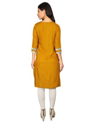 geometric printed straight kurta - 16681950 - Standard Image - 3