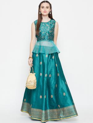 foil printed flared skirt - 16682533 - Standard Image - 4
