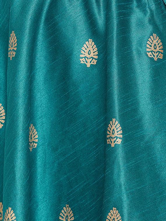 foil printed flared skirt - 16682533 - Zoom Image - 5