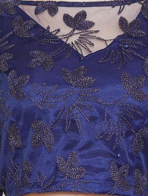 net embroidered blouse - 16682581 - Standard Image - 5