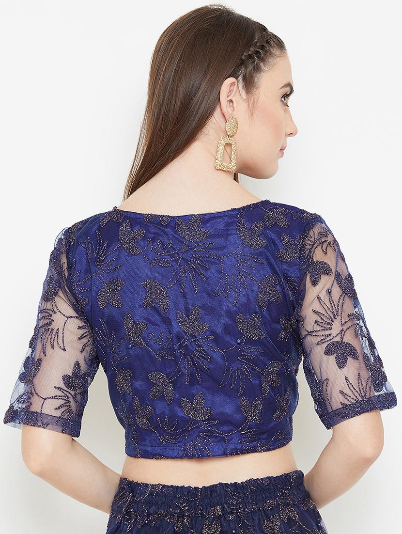 net embroidered blouse - 16682581 - Zoom Image - 3