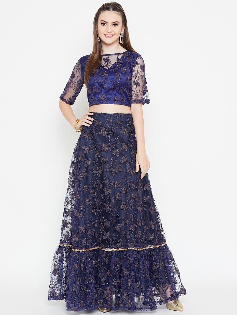 net embroidered blouse - 16682581 - Zoom Image - 4