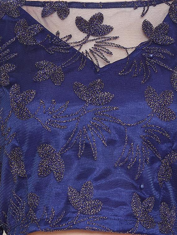 net embroidered blouse - 16682581 - Zoom Image - 5