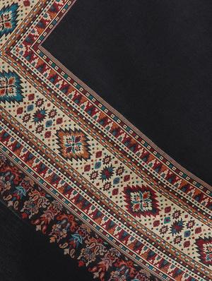 geometrical woolen shawl - 16682670 - Standard Image - 2