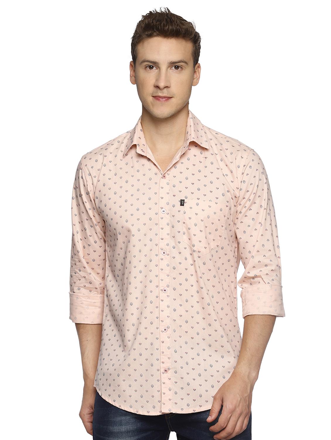 pink printed casual shirt - 16684161 - Zoom Image - 1