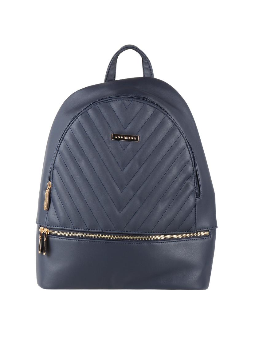 blue leatherette regular backpack - 16684689 - Zoom Image - 1