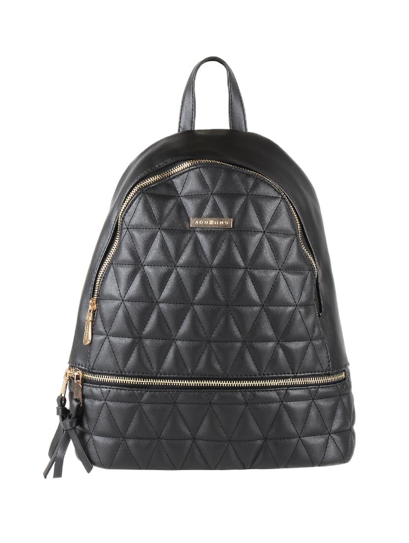 black leatherette regular backpack - 16684690 - Zoom Image - 1