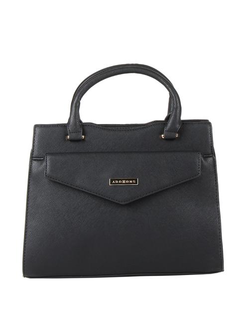 black leatherette regular sling bag - 16684693 - Standard Image - 1