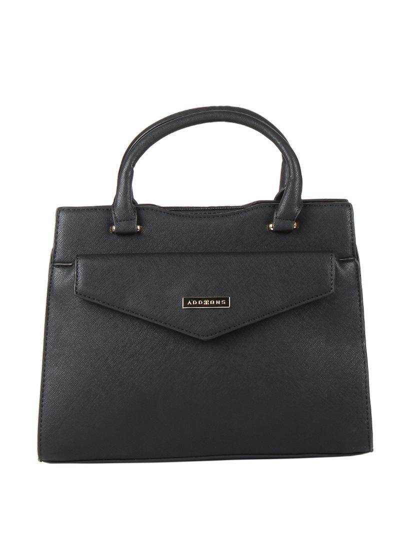 black leatherette regular sling bag - 16684693 - Zoom Image - 1