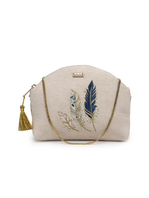 white cotton regular clutch - 16685062 - Standard Image - 1