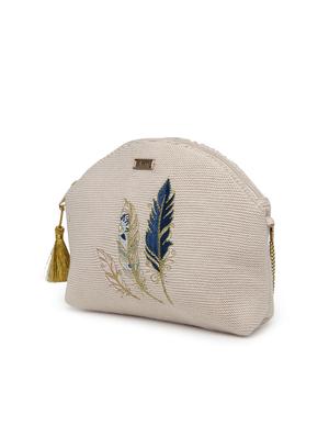 white cotton regular clutch - 16685062 - Standard Image - 4