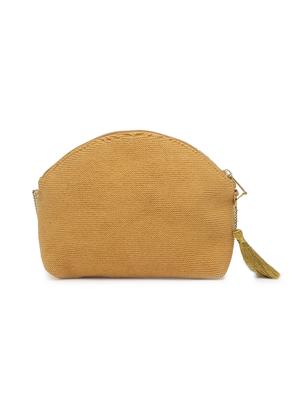 yellow cotton regular clutch - 16685064 - Standard Image - 2