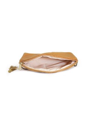 yellow cotton regular clutch - 16685064 - Standard Image - 3
