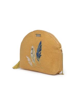 yellow cotton regular clutch - 16685064 - Standard Image - 4