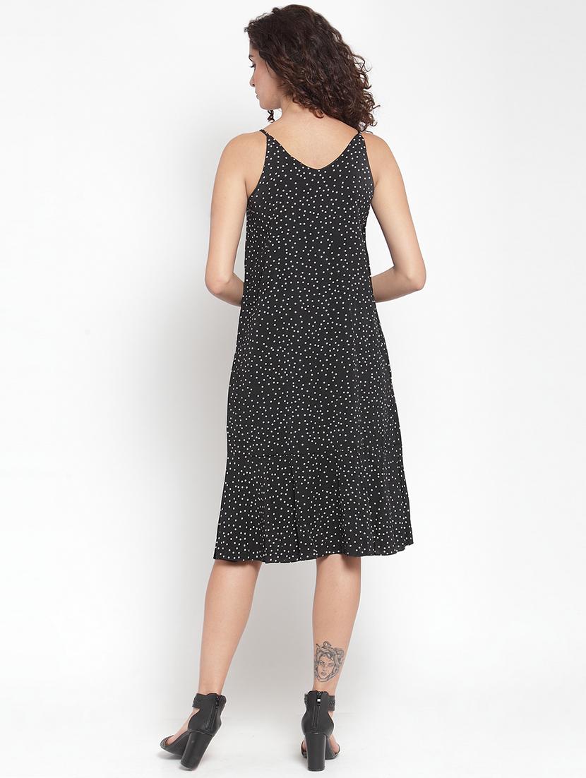 cami neck polka dot a-line dress - 16685146 - Zoom Image - 3
