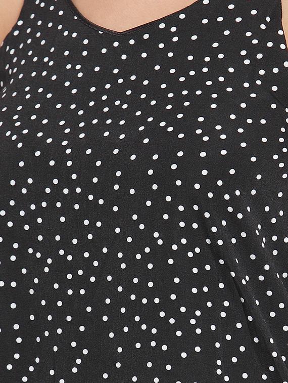 cami neck polka dot a-line dress - 16685146 - Zoom Image - 4
