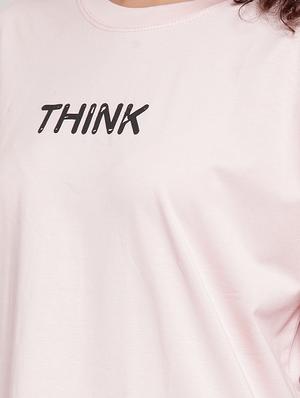drop shoulder slogan tee - 16685162 - Standard Image - 5